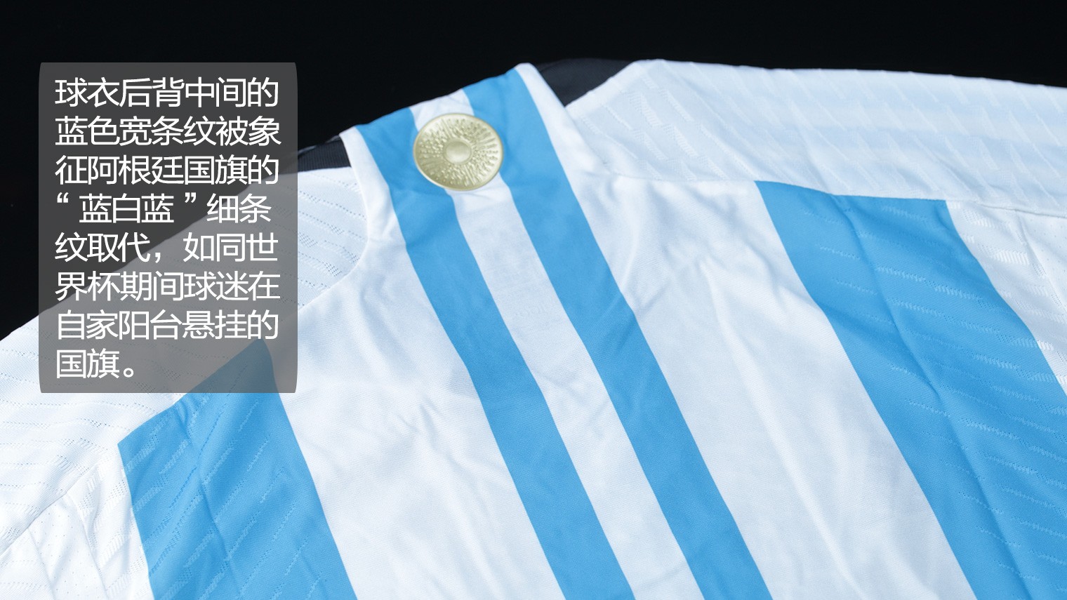 adidas阿根廷国家队2022年世界杯主场球衣球员版